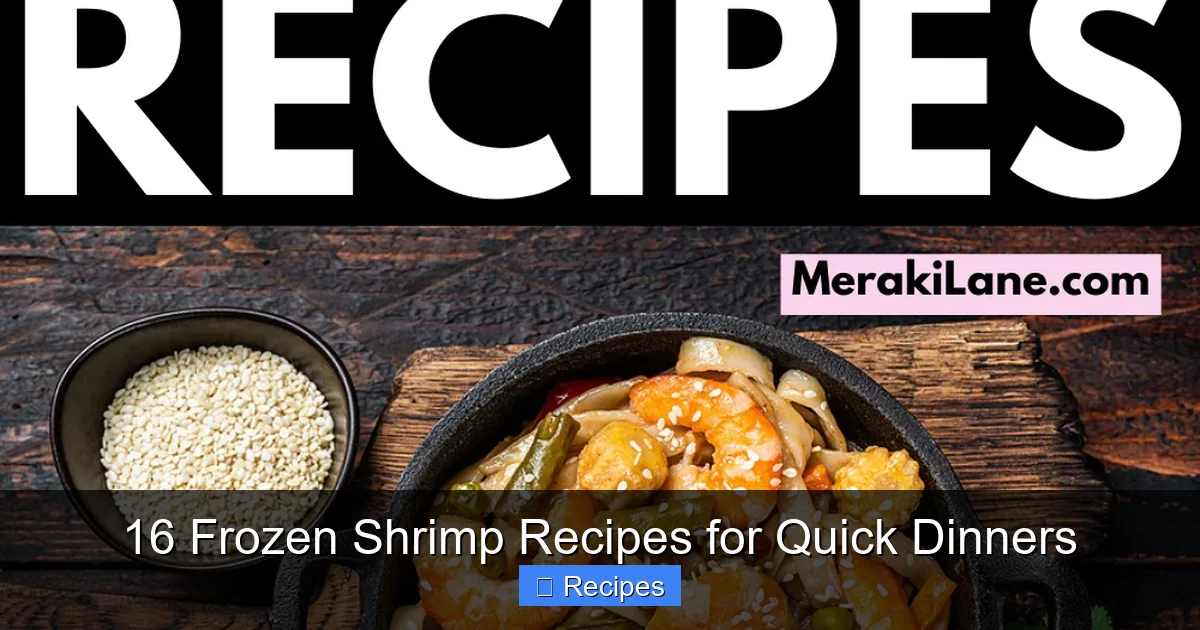 16 Frozen Shrimp Recipes for Quick Dinners