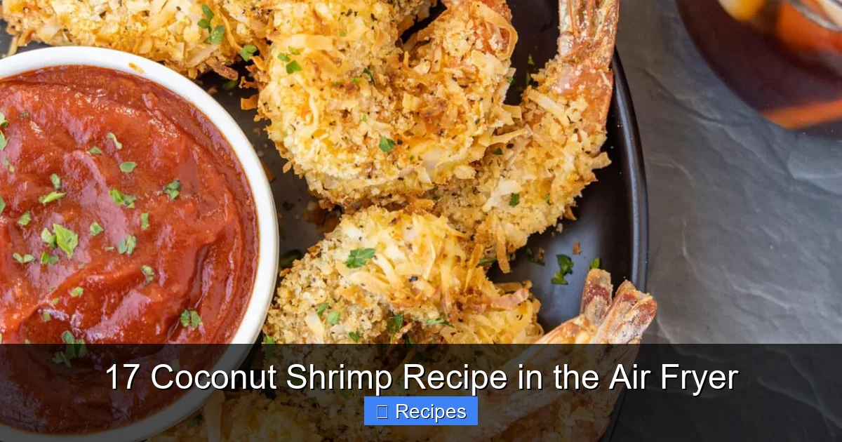 17 Coconut Shrimp Recipe in the Air Fryer