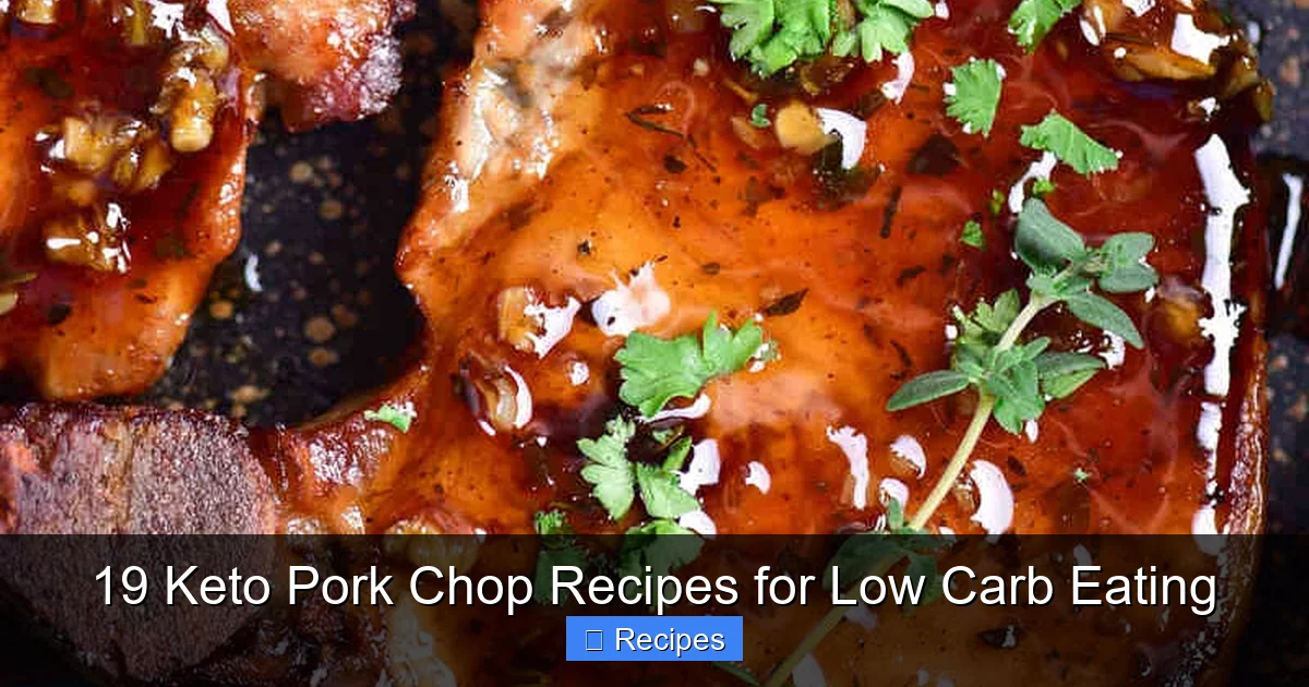 19 Keto Pork Chop Recipes for Low Carb Eating