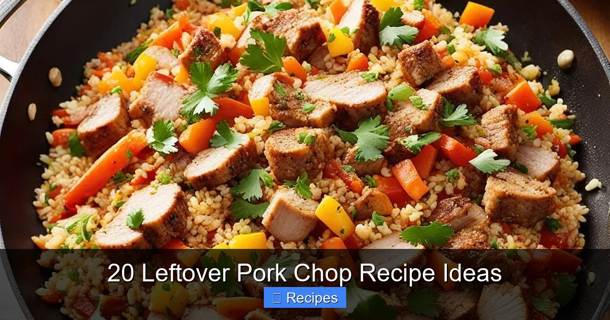 20 Leftover Pork Chop Recipe Ideas