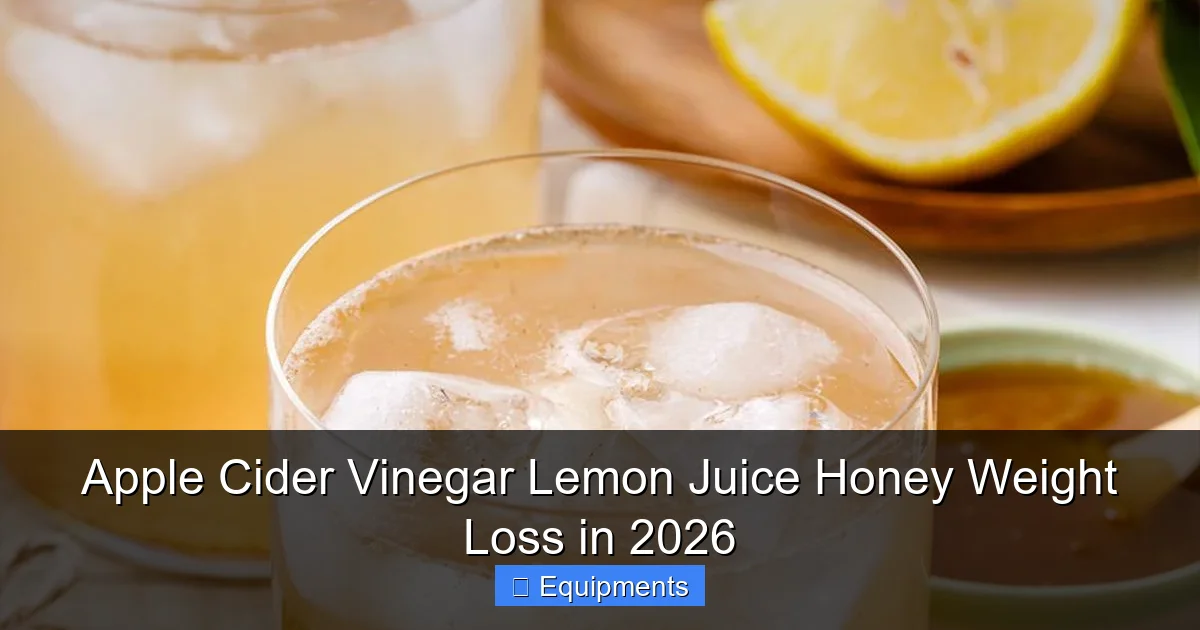 Apple Cider Vinegar Lemon Juice Honey Weight Loss in 2026
