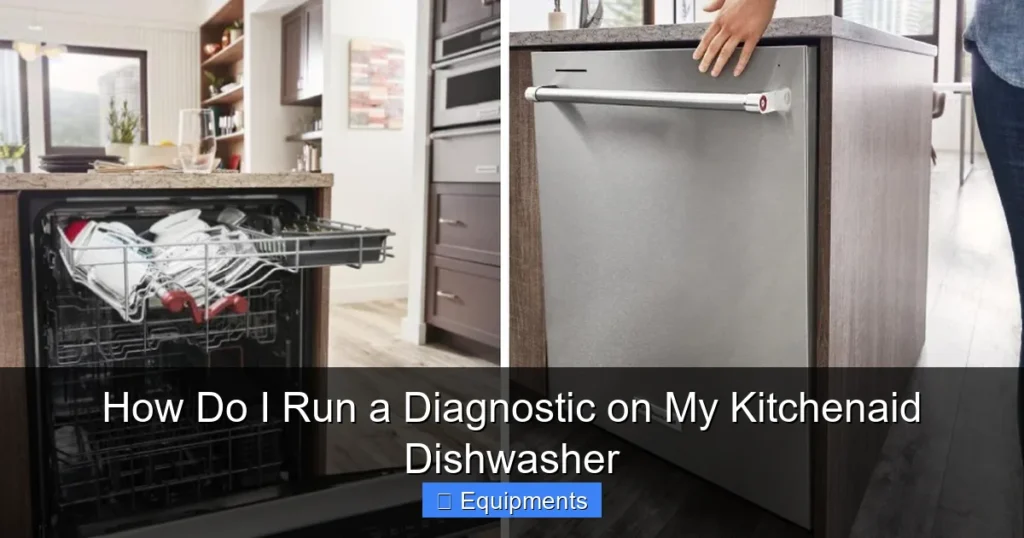 How Do I Run a Diagnostic on My Kitchenaid Dishwasher