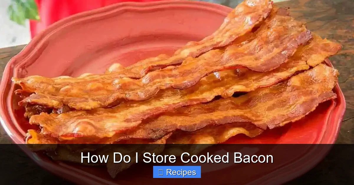 How Do I Store Cooked Bacon