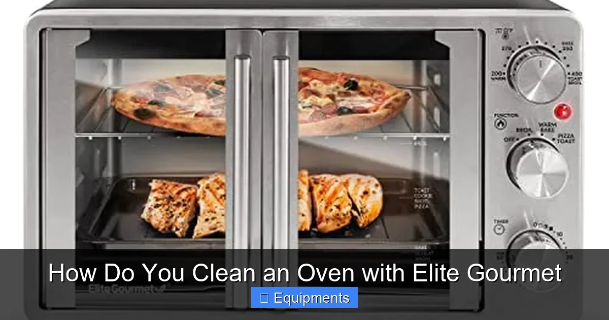 How Do You Clean an Oven with Elite Gourmet