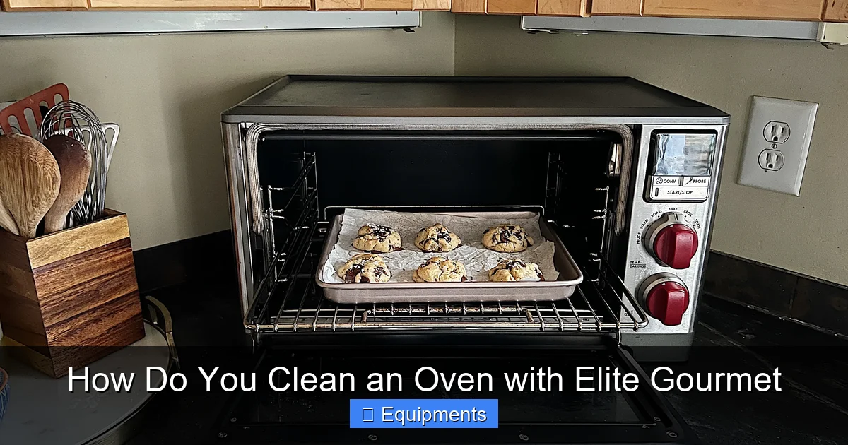How Do You Clean an Oven with Elite Gourmet
