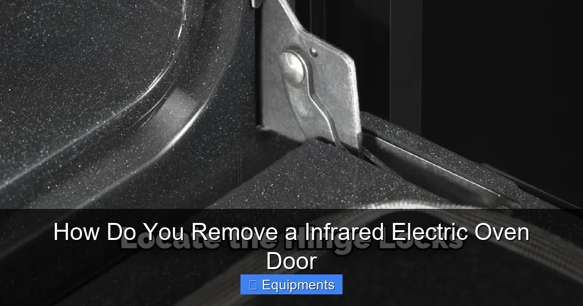 How Do You Remove a Infrared Electric Oven Door