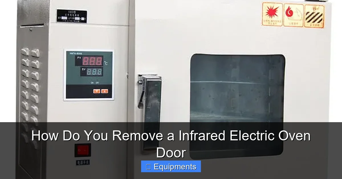 How Do You Remove a Infrared Electric Oven Door