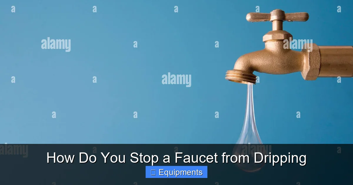 How Do You Stop a Faucet from Dripping