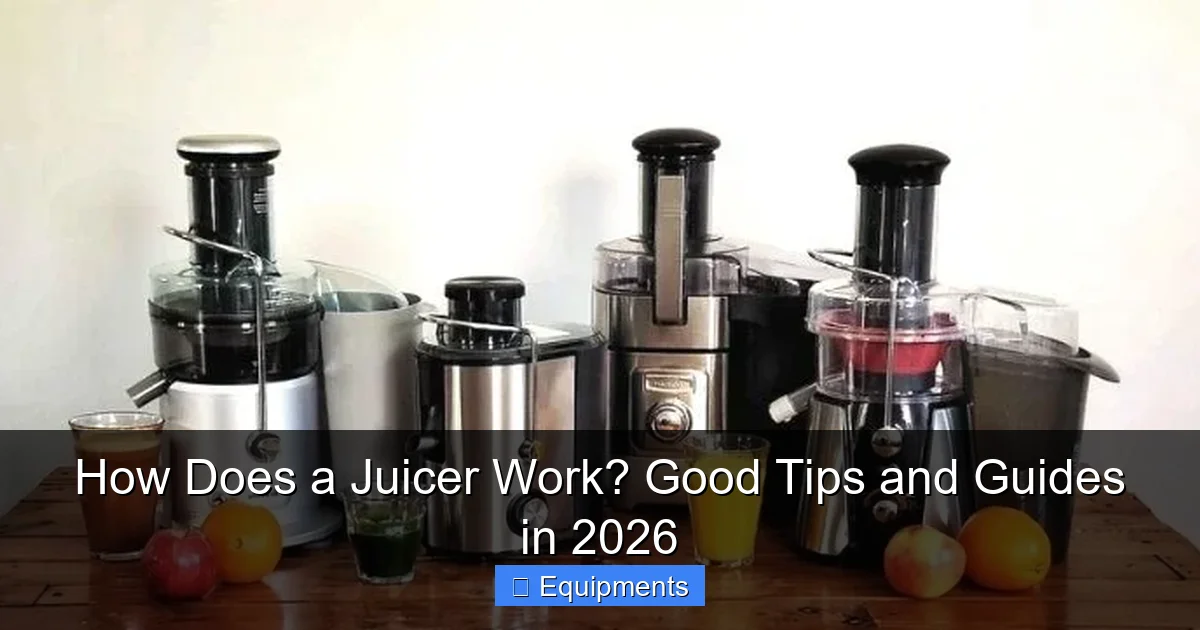 How Does a Juicer Work? Good Tips and Guides in 2026