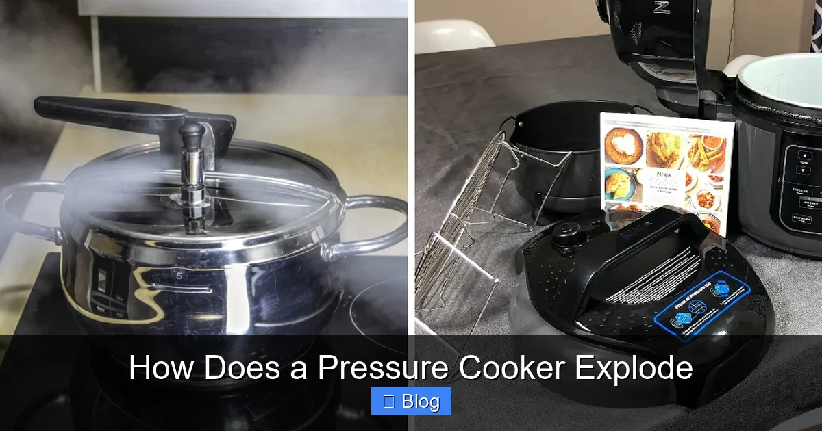 How Does a Pressure Cooker Explode