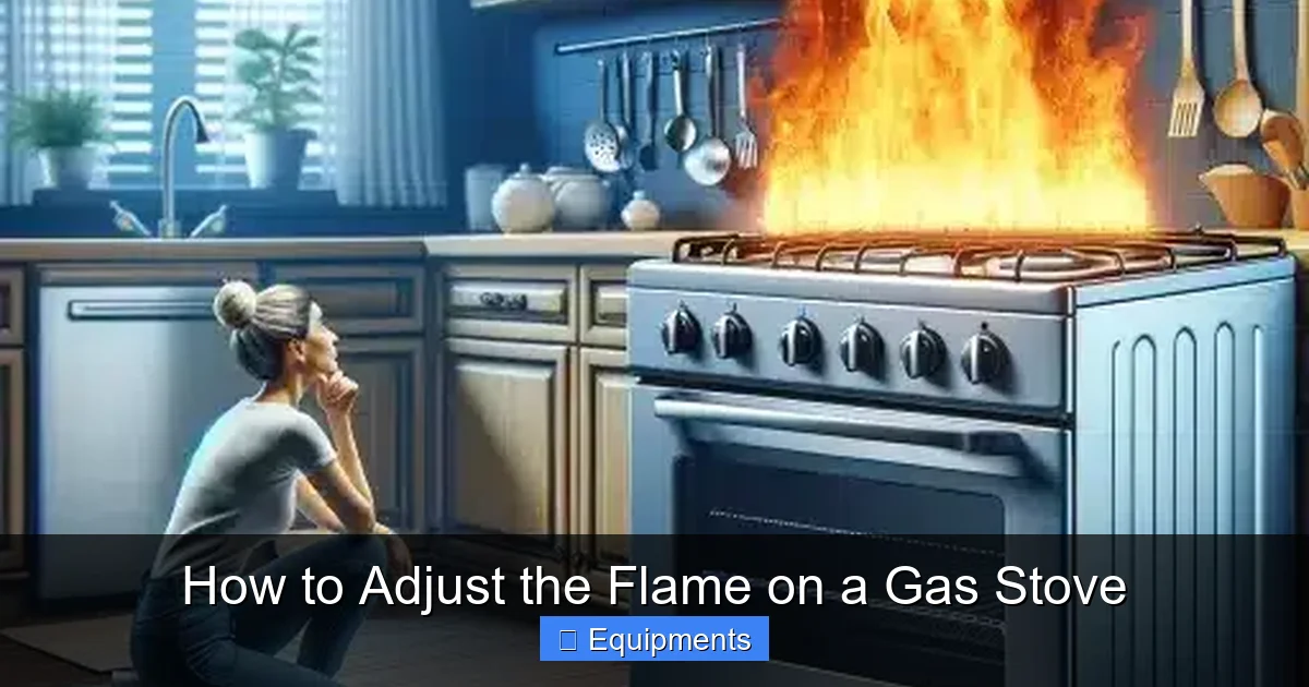 How to Adjust the Flame on a Gas Stove