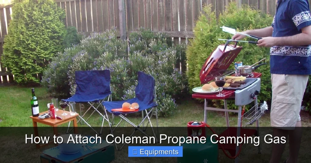 How to Attach Coleman Propane Camping Gas
