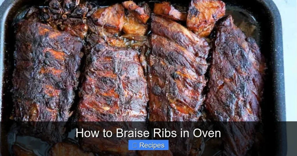 How to Braise Ribs in Oven