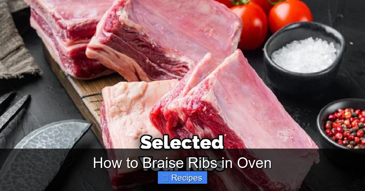How to Braise Ribs in Oven