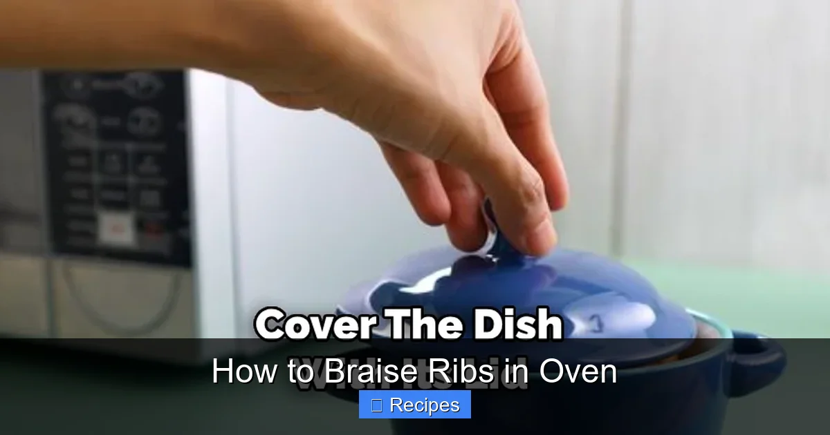 How to Braise Ribs in Oven