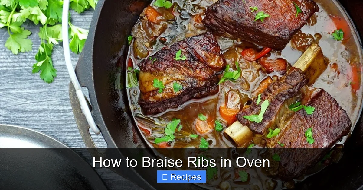 How to Braise Ribs in Oven