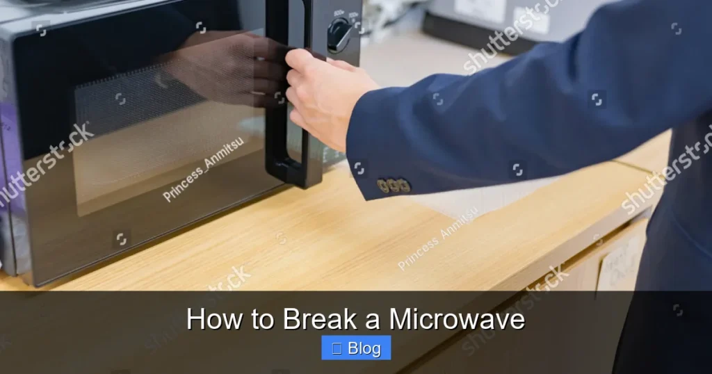 How to Break a Microwave