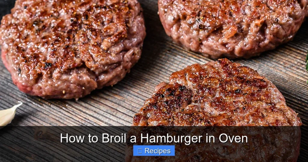 How to Broil a Hamburger in Oven