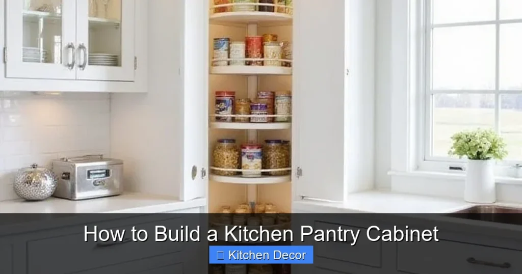 How to Build a Kitchen Pantry Cabinet