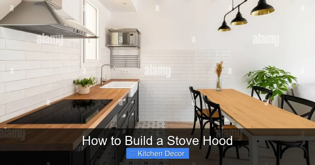 How to Build a Stove Hood