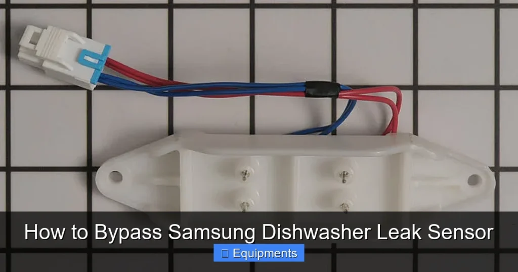 How to Bypass Samsung Dishwasher Leak Sensor