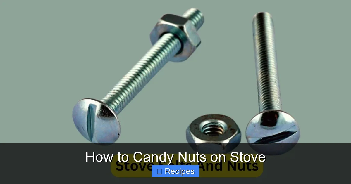 How to Candy Nuts on Stove