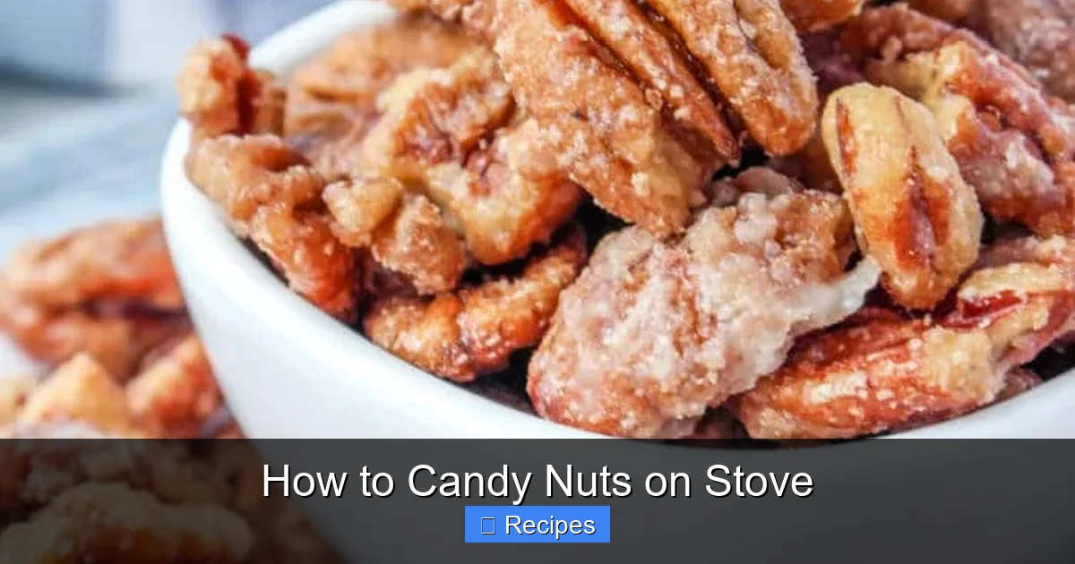 How to Candy Nuts on Stove