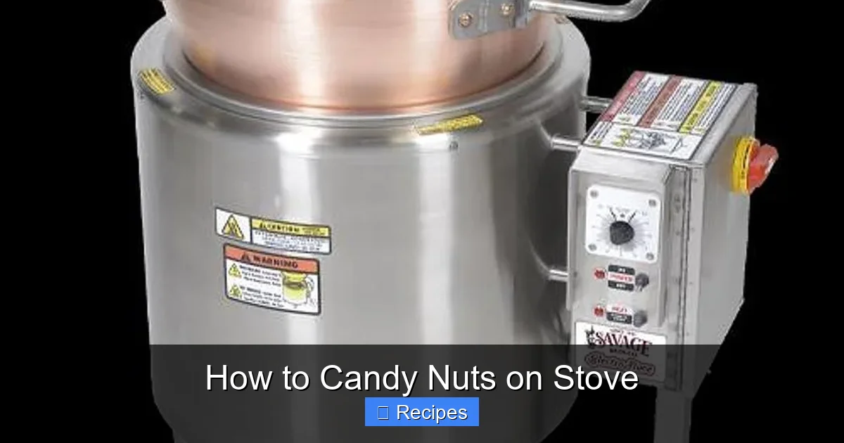 How to Candy Nuts on Stove