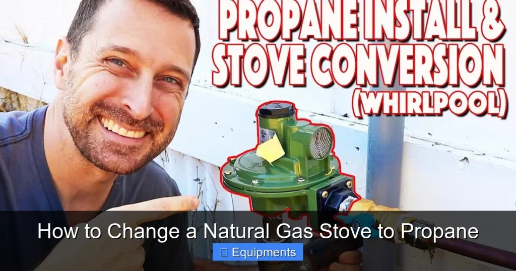 How to Change a Natural Gas Stove to Propane