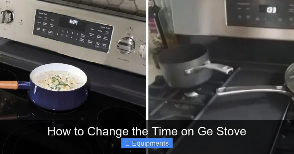 How to Change the Time on Ge Stove