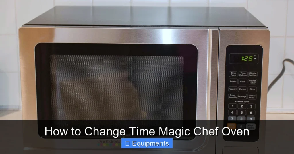 How to Change Time Magic Chef Oven
