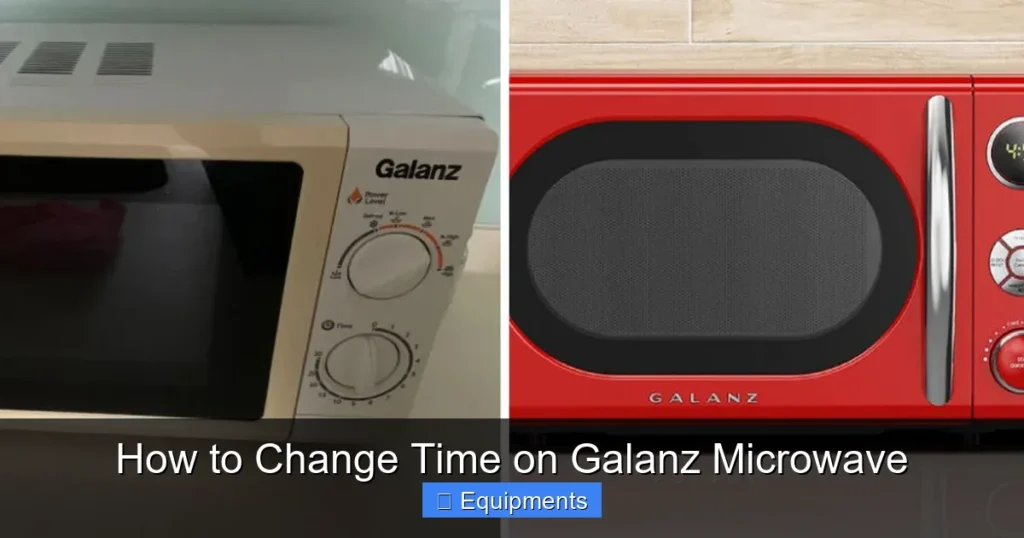 How to Change Time on Galanz Microwave