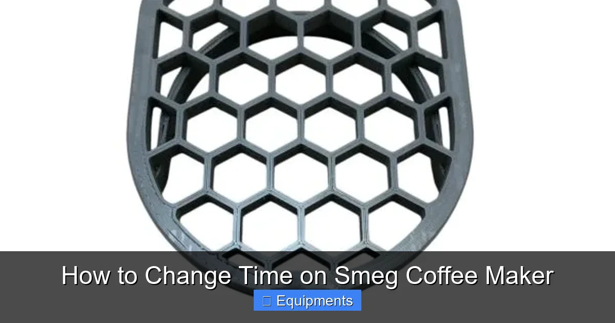 How to Change Time on Smeg Coffee Maker