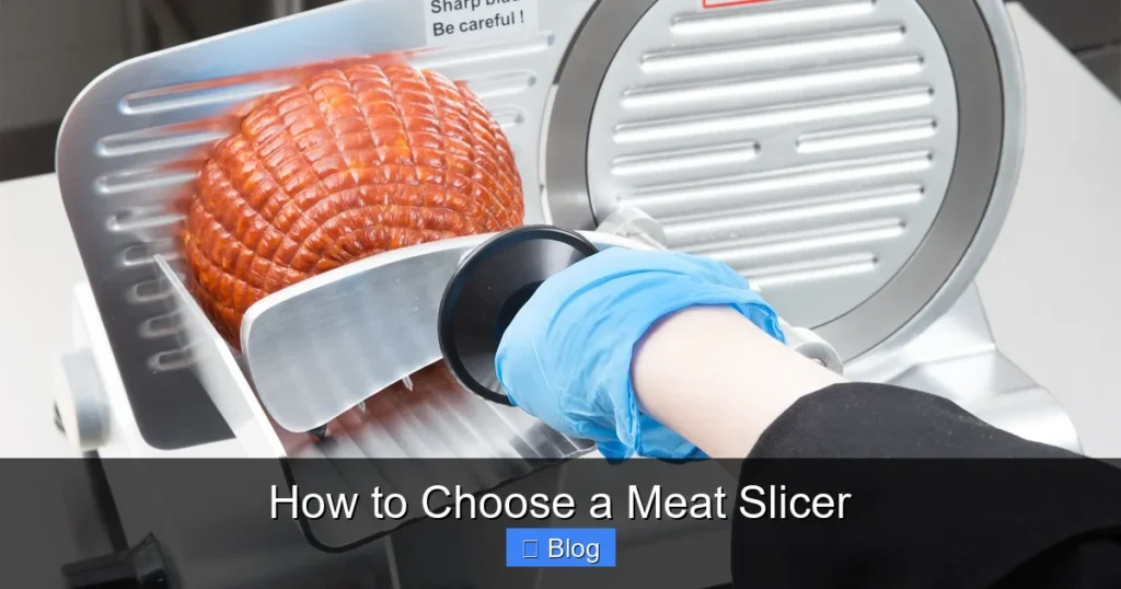 How to Choose a Meat Slicer