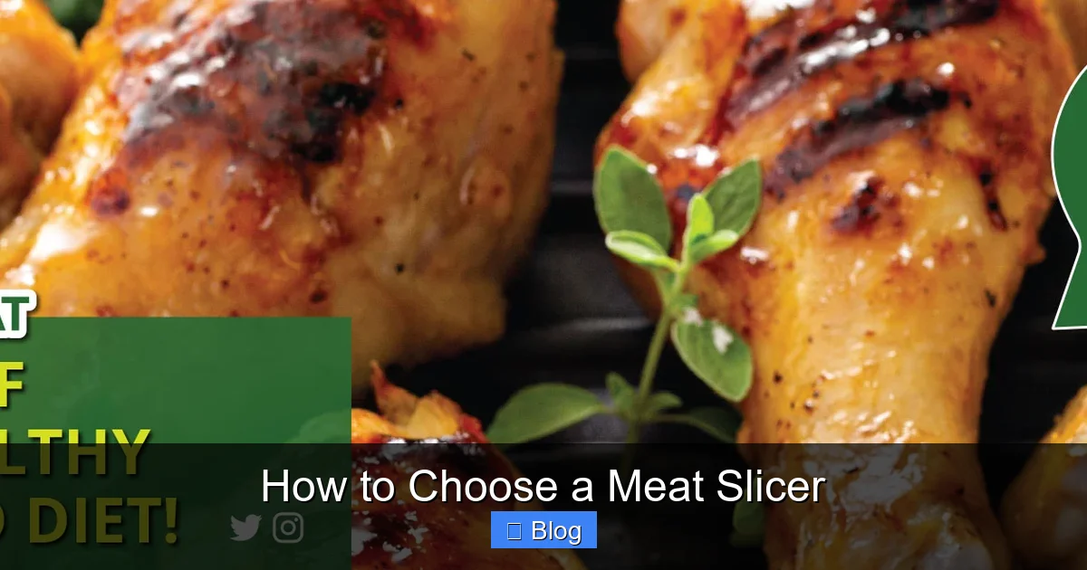 How to Choose a Meat Slicer