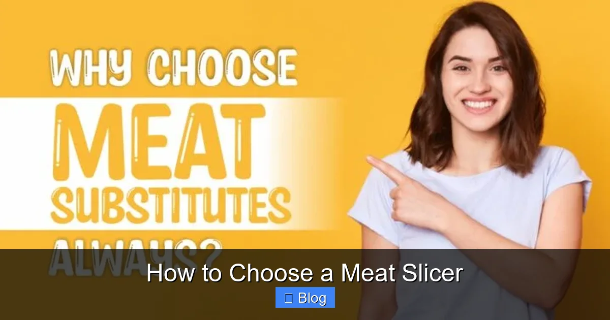 How to Choose a Meat Slicer