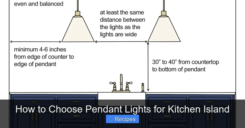 How to Choose Pendant Lights for Kitchen Island