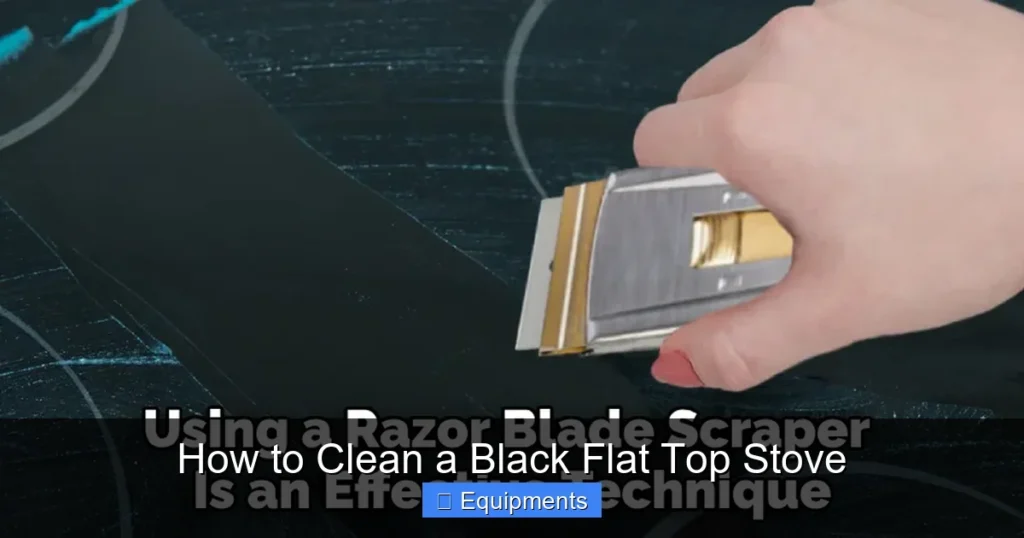 How to Clean a Black Flat Top Stove