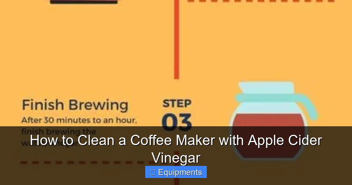 How to Clean a Coffee Maker with Apple Cider Vinegar