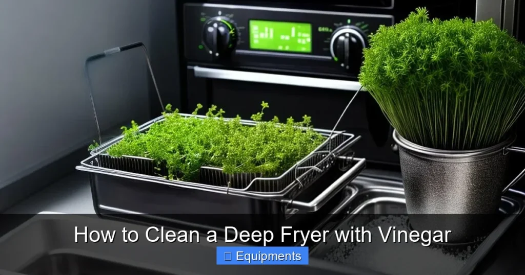 How to Clean a Deep Fryer with Vinegar