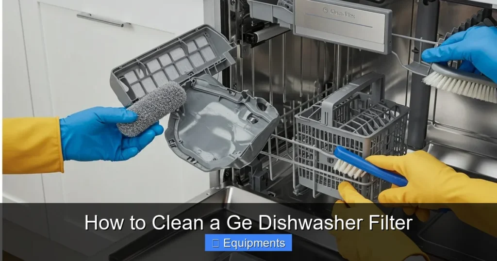 How to Clean a Ge Dishwasher Filter