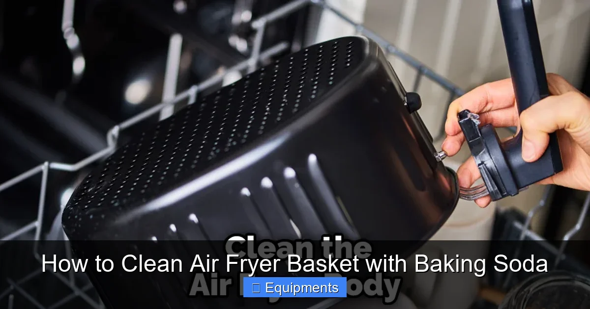 How to Clean Air Fryer Basket with Baking Soda