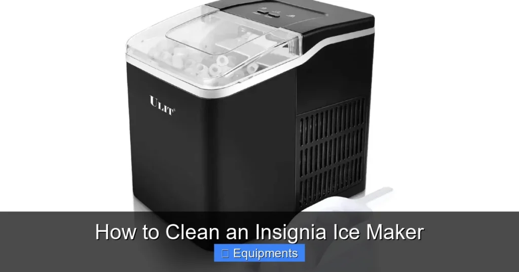 How to Clean an Insignia Ice Maker