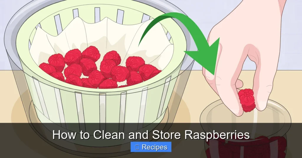 How to Clean and Store Raspberries