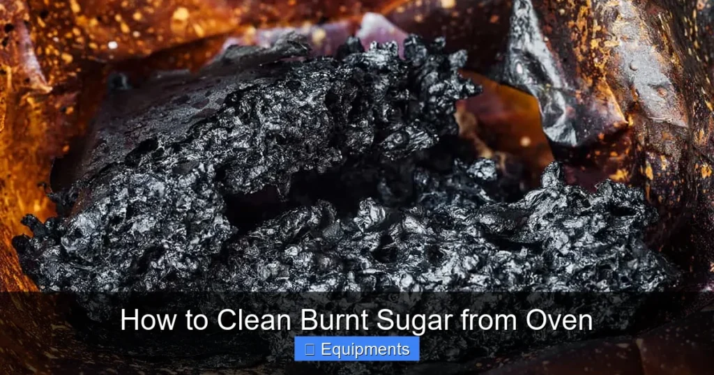 How to Clean Burnt Sugar from Oven
