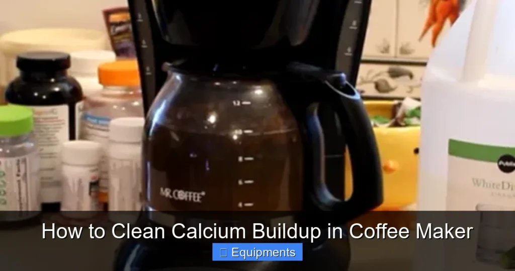 How to Clean Calcium Buildup in Coffee Maker