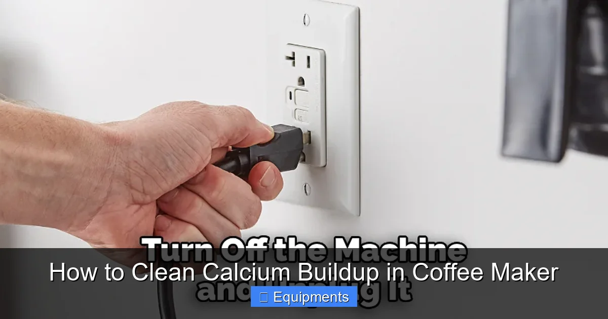 How to Clean Calcium Buildup in Coffee Maker