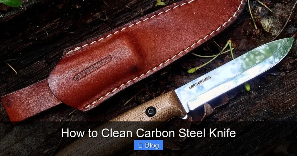 How to Clean Carbon Steel Knife
