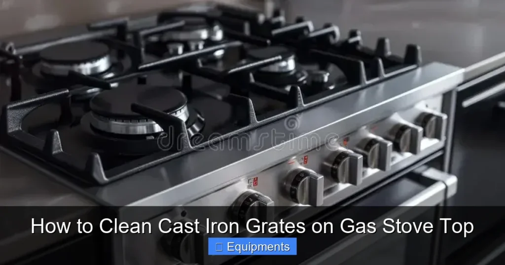 How to Clean Cast Iron Grates on Gas Stove Top