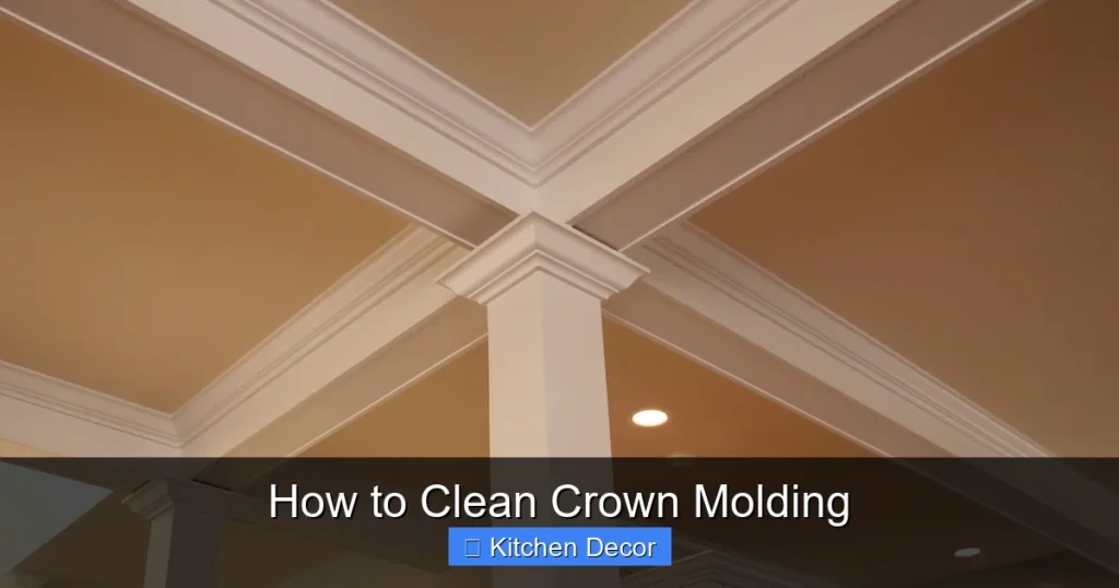 How to Clean Crown Molding